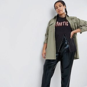 ASOS Curve Vinyl Trousers NWOT